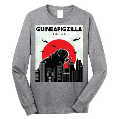 Guinea Pig Lover Tee Guineapigzilla Funny Guinea Pig Long Sleeve Shirt