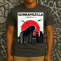 Guinea Pig Lover Tee Guineapigzilla Funny Guinea Pig T-Shirt