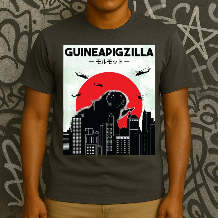 Guinea Pig Lover Tee Guineapigzilla Funny Guinea Pig T-Shirt