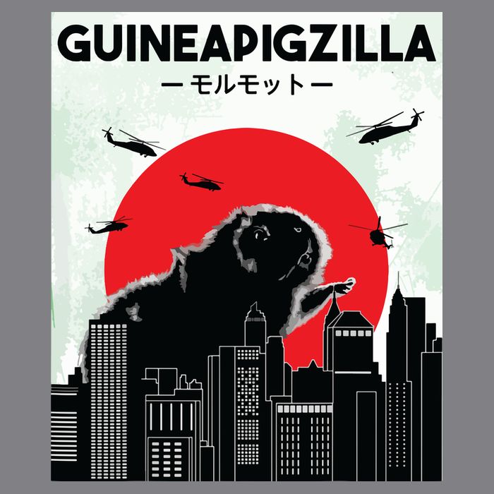 Guinea Pig Lover Tee Guineapigzilla Funny Guinea Pig T-Shirt