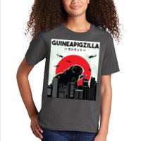 Guinea Pig Lover Tee Guineapigzilla Funny Guinea Pig Kids T-Shirt