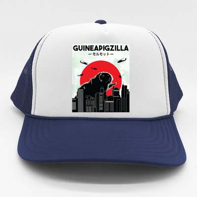 Guinea Pig Lover Tee Guineapigzilla Funny Guinea Pig Trucker Hat