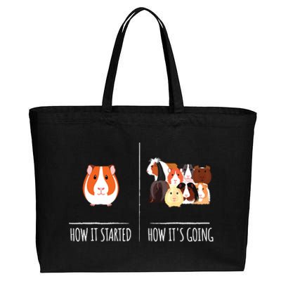 Guinea Pig Lovers Shirts Meme Pun Funny Pet Guinea Pig Cotton Canvas Jumbo Tote