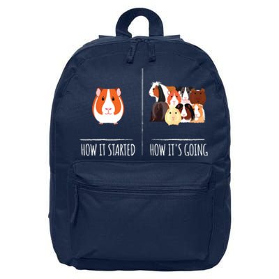 Guinea Pig Lovers Shirts Meme Pun Funny Pet Guinea Pig 16 in Basic Backpack