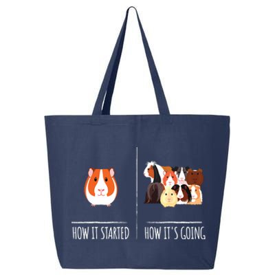 Guinea Pig Lovers Shirts Meme Pun Funny Pet Guinea Pig 25L Jumbo Tote