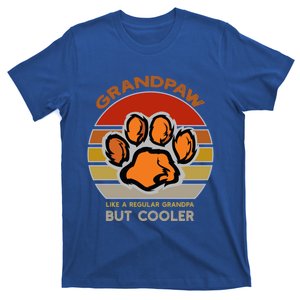 Grand Paw Like A Regular Grandpa But Cooler Funny Dog Lovers Gift T-Shirt