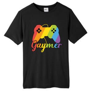 Gaymer Pride Lgbtq Video Game Controller Gamer Gift Tall Fusion ChromaSoft Performance T-Shirt