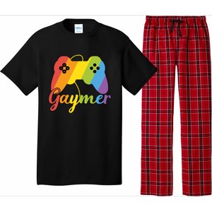 Gaymer Pride Lgbtq Video Game Controller Gamer Gift Pajama Set