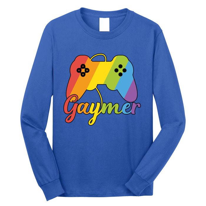 Gaymer Pride Lgbtq Video Game Controller Gamer Gift Long Sleeve Shirt