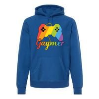 Gaymer Pride Lgbtq Video Game Controller Gamer Gift Premium Hoodie