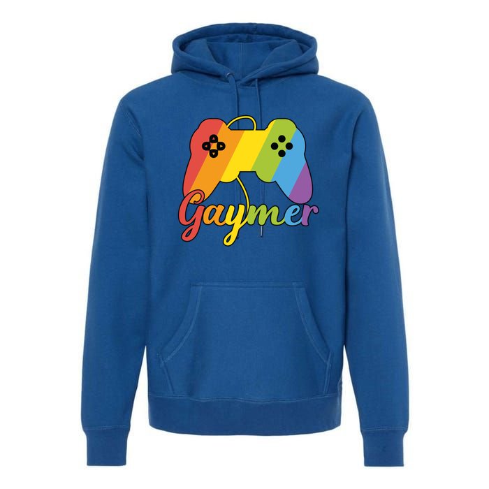 Gaymer Pride Lgbtq Video Game Controller Gamer Gift Premium Hoodie