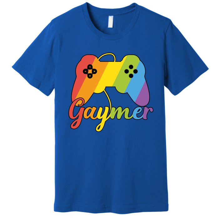 Gaymer Pride Lgbtq Video Game Controller Gamer Gift Premium T-Shirt