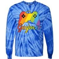 Gaymer Pride Lgbtq Video Game Controller Gamer Gift Tie-Dye Long Sleeve Shirt