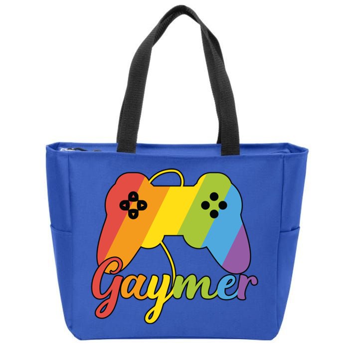 Gaymer Pride Lgbtq Video Game Controller Gamer Gift Zip Tote Bag