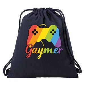 Gaymer Pride Lgbtq Video Game Controller Gamer Gift Drawstring Bag