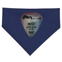 Guitar Pick Lake Reflections Music Guitar USA-Made Doggie Bandana