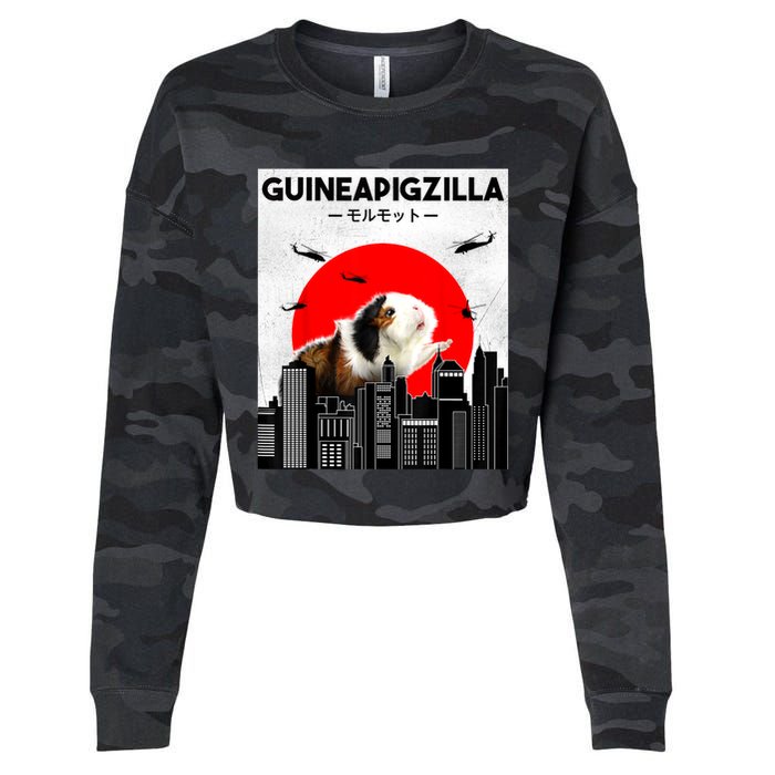 Guinea Pig Lover Pet Guinea Pig Funny Guinea Pig Cropped Pullover Crew