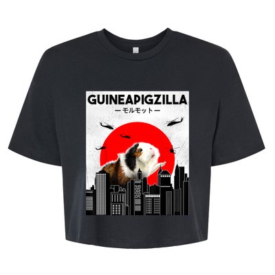 Guinea Pig Lover Pet Guinea Pig Funny Guinea Pig Bella+Canvas Jersey Crop Tee