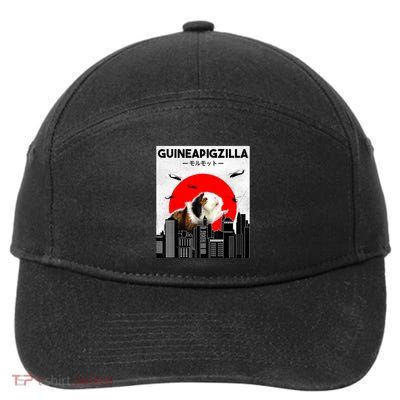Guinea Pig Lover Pet Guinea Pig Funny Guinea Pig 7-Panel Snapback Hat
