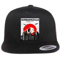 Guinea Pig Lover Pet Guinea Pig Funny Guinea Pig Flat Bill Trucker Hat