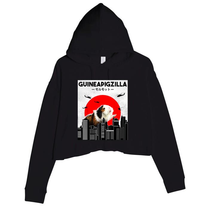 Guinea Pig Lover Pet Guinea Pig Funny Guinea Pig Crop Fleece Hoodie