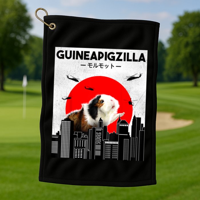 Guinea Pig Lover Pet Guinea Pig Funny Guinea Pig Golf Towel