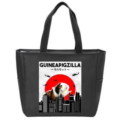 Guinea Pig Lover Pet Guinea Pig Funny Guinea Pig Zip Tote Bag