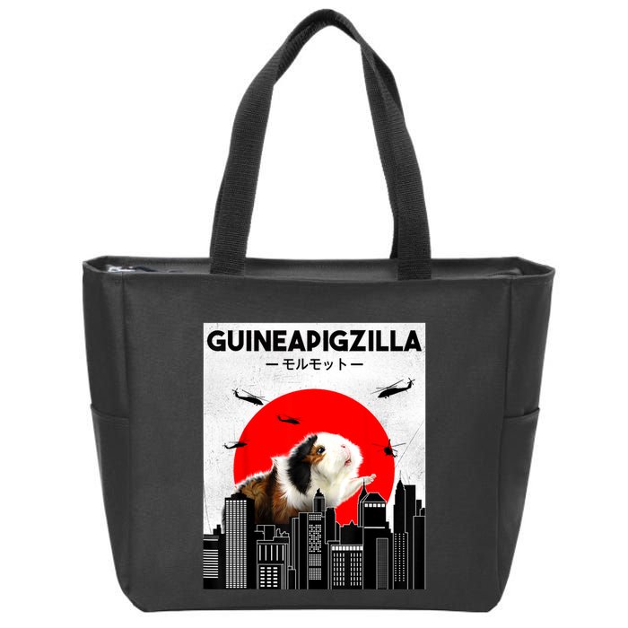 Guinea Pig Lover Pet Guinea Pig Funny Guinea Pig Zip Tote Bag