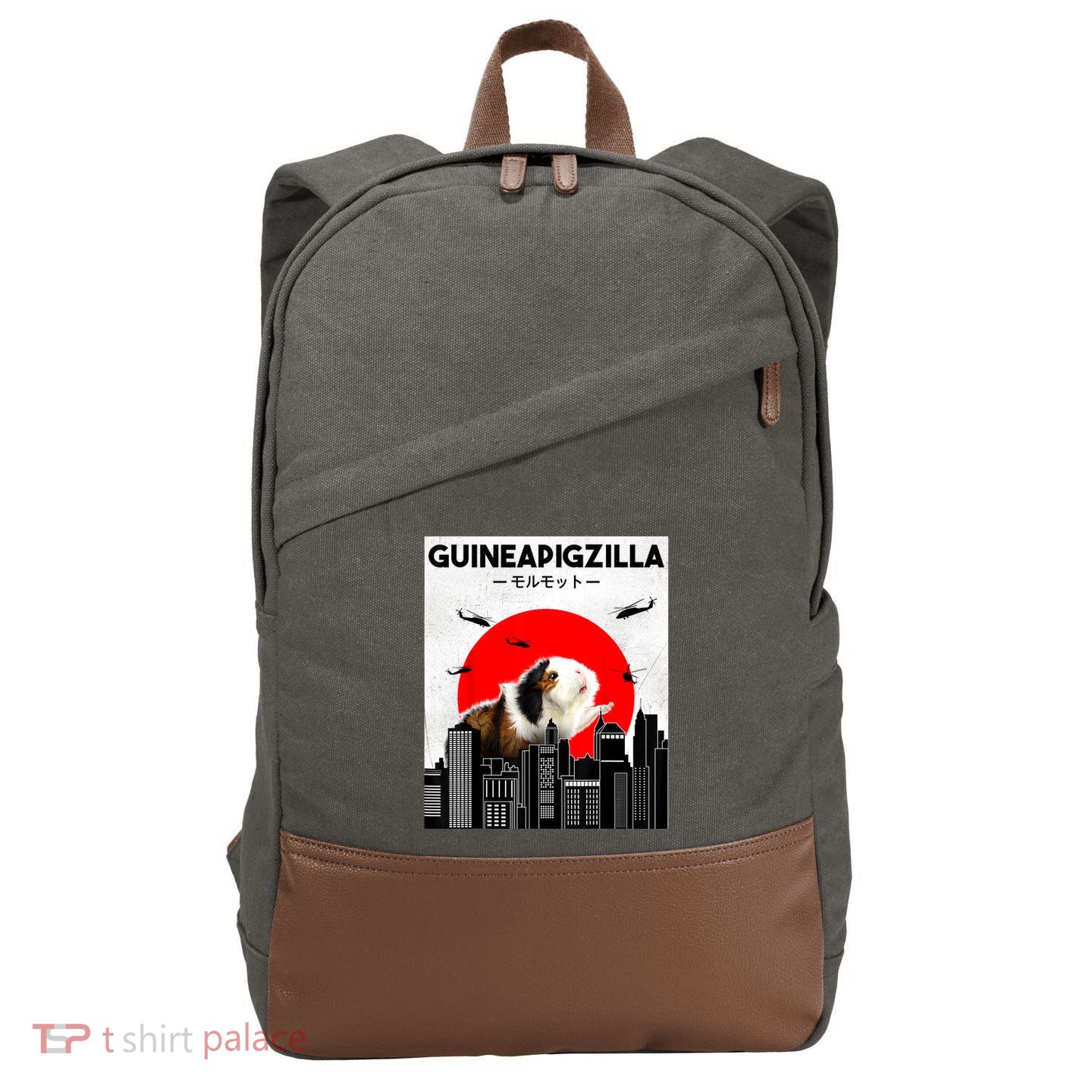 Guinea Pig Lover Pet Guinea Pig Funny Guinea Pig Cotton Canvas Backpack