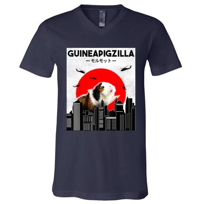 Guinea Pig Lover Pet Guinea Pig Funny Guinea Pig V-Neck T-Shirt