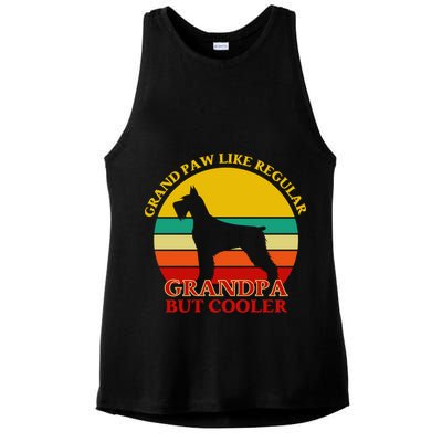 Grand Paw Like A Regular Grandpa But Cooler Funny Gift Father Day Gift Ladies PosiCharge Tri-Blend Wicking Tank