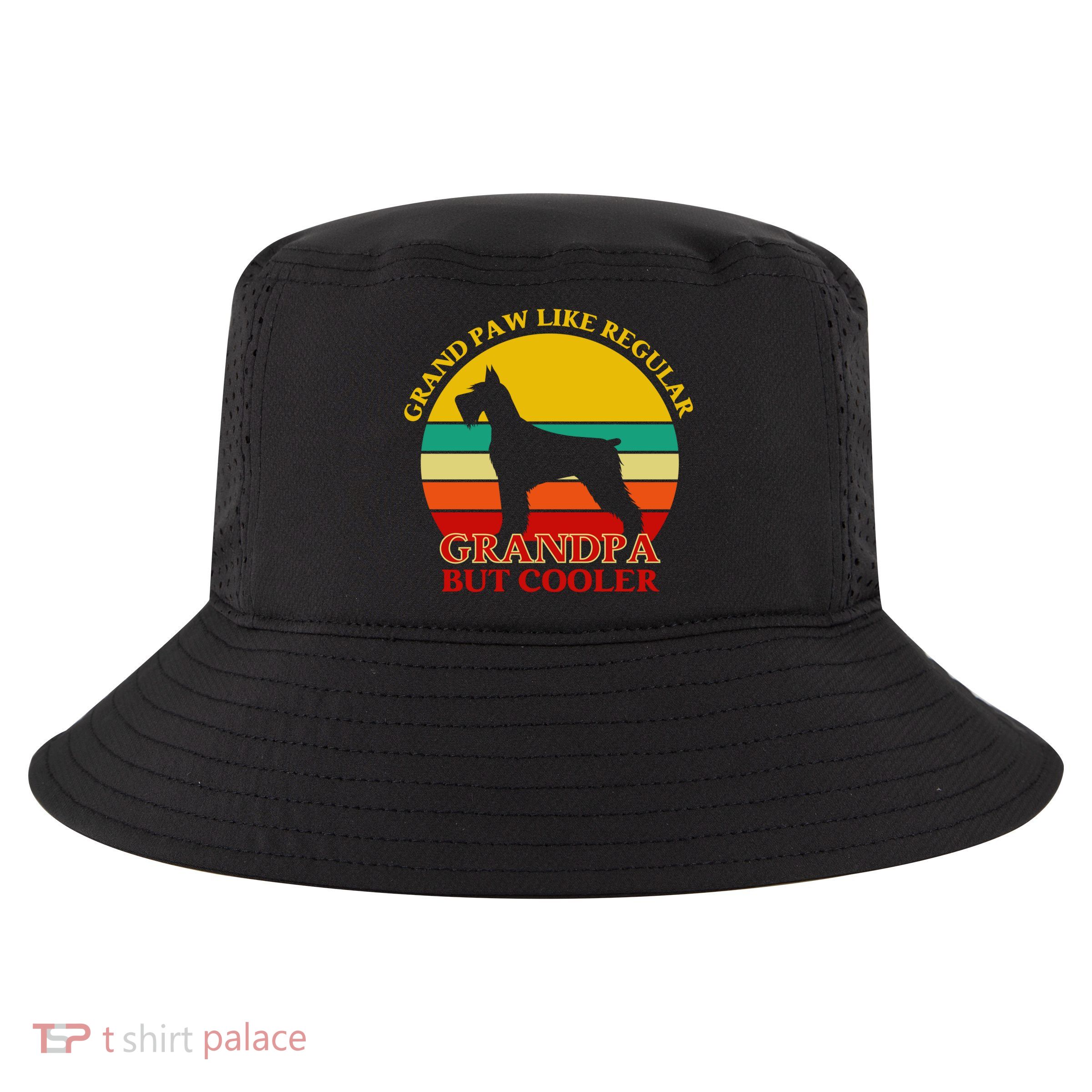 Grand Paw Like A Regular Grandpa But Cooler Funny Gift Father Day Gift Cool Comfort Performance Bucket Hat