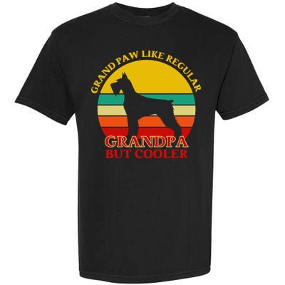 Grand Paw Like A Regular Grandpa But Cooler Funny Gift Father Day Gift Garment-Dyed Heavyweight T-Shirt