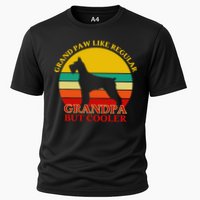 Grand Paw Like A Regular Grandpa But Cooler Funny Gift Father Day Gift Cooling Performance Crew T-Shirt