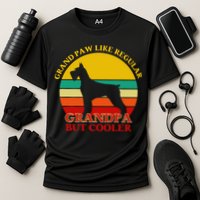Grand Paw Like A Regular Grandpa But Cooler Funny Gift Father Day Gift Cooling Performance Crew T-Shirt