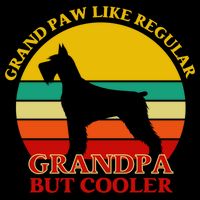 Grand Paw Like A Regular Grandpa But Cooler Funny Gift Father Day Gift Cooling Performance Crew T-Shirt