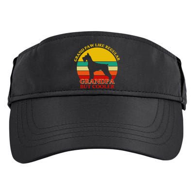 Grand Paw Like A Regular Grandpa But Cooler Funny Gift Father Day Gift Adult Drive Performance Visor
