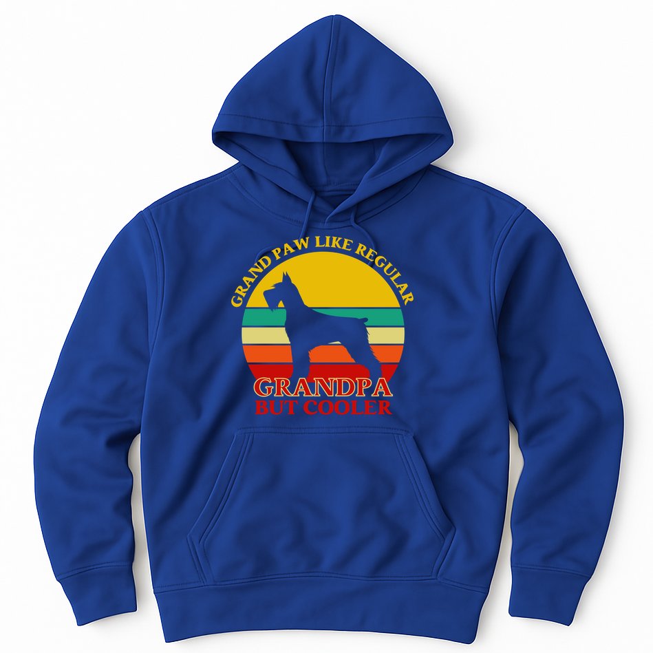 Grand Paw Like A Regular Grandpa But Cooler Funny Gift Father Day Gift Hoodie
