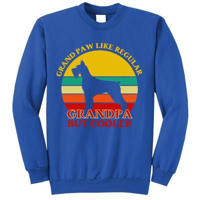 Grand Paw Like A Regular Grandpa But Cooler Funny Gift Father Day Gift Sweatshirt