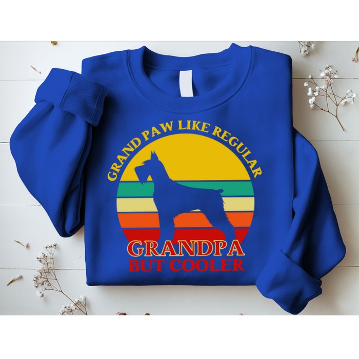 Grand Paw Like A Regular Grandpa But Cooler Funny Gift Father Day Gift Sweatshirt