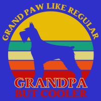 Grand Paw Like A Regular Grandpa But Cooler Funny Gift Father Day Gift 16 in Basic Backpack