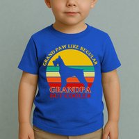 Grand Paw Like A Regular Grandpa But Cooler Funny Gift Father Day Gift Toddler T-Shirt
