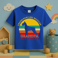 Grand Paw Like A Regular Grandpa But Cooler Funny Gift Father Day Gift Toddler T-Shirt