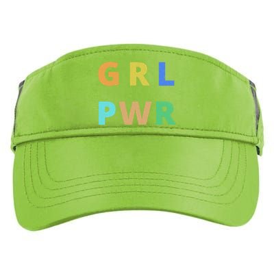 Girl Power Logo Adult Drive Performance Visor