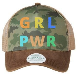 Girl Power Logo Legacy Tie Dye Trucker Hat