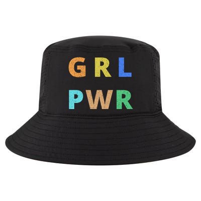 Girl Power Logo Cool Comfort Performance Bucket Hat