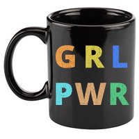 Girl Power Logo 11oz C Handle Ceramic Mug
