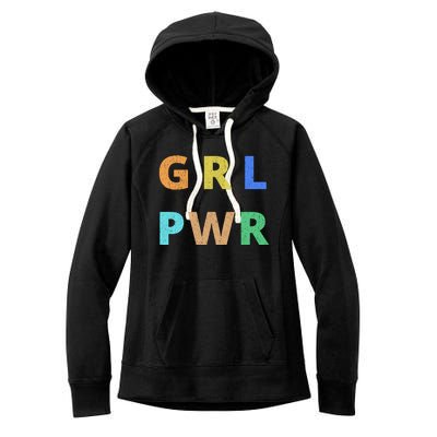 Girl Power Logo Women's Fleece Hoodie