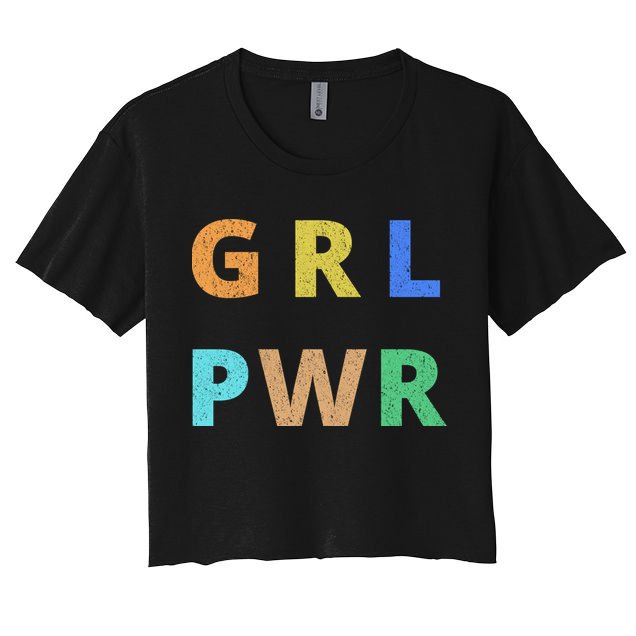 Girl Power Logo Crop Top