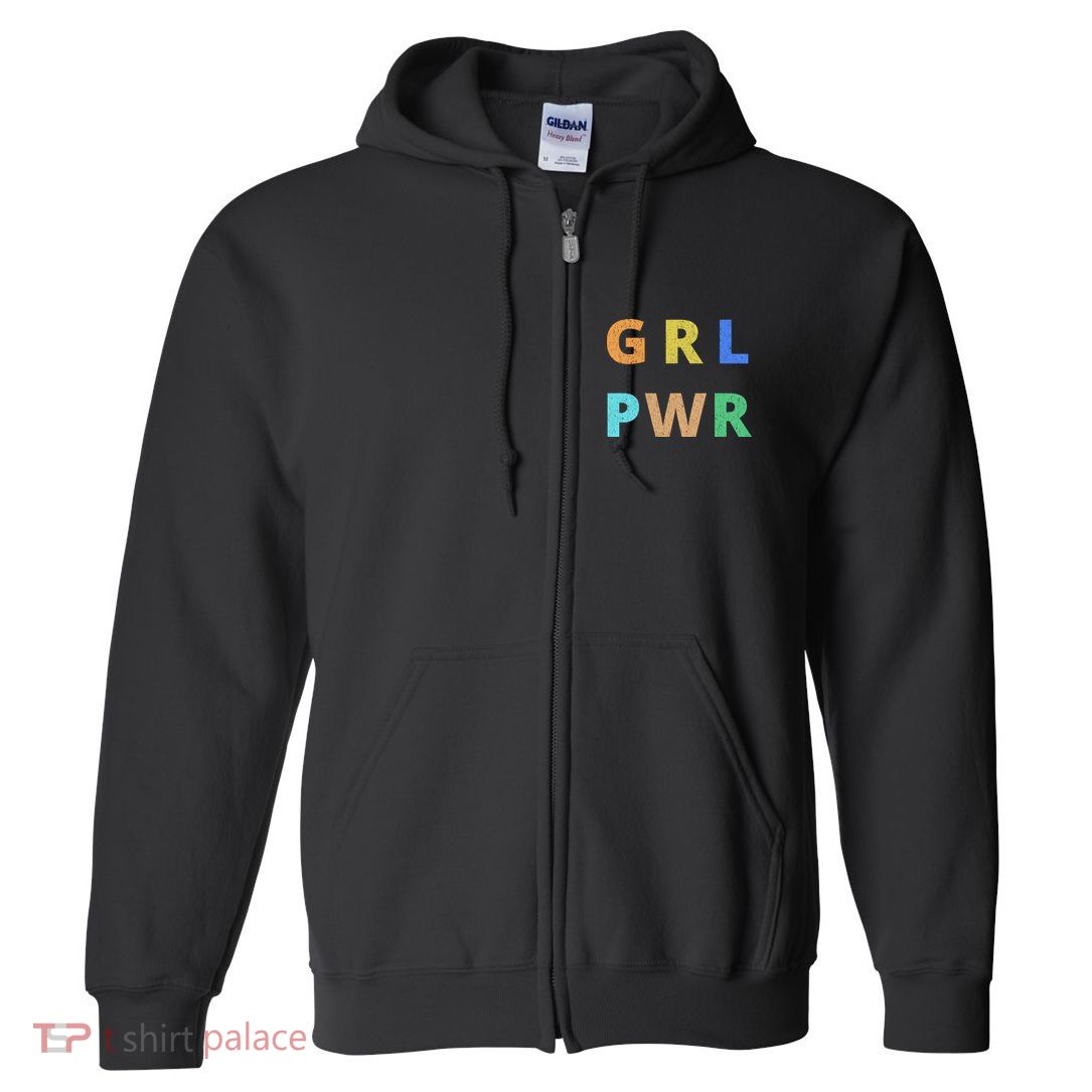 Girl Power Logo Full Zip Hoodie